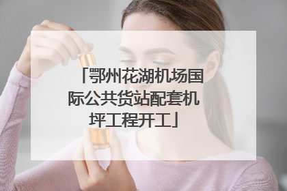 鄂州花湖机场国际公共货站配套机坪工程开工