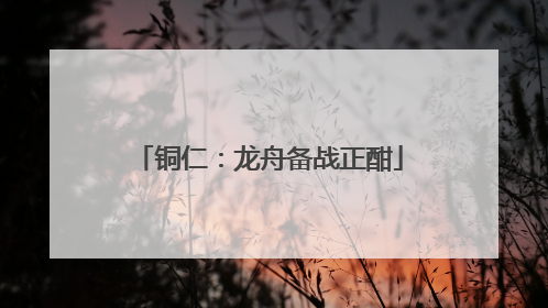 铜仁：龙舟备战正酣