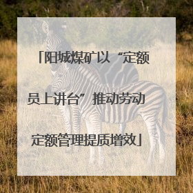 阳城煤矿以“定额员上讲台”推动劳动定额管理提质增效