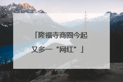 隆福寺商圈今起又多一“网红”