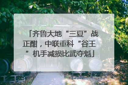 齐鲁大地“三夏”战正酣，中联重科“谷王”机手减损比武夺魁