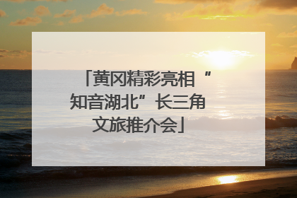 黄冈精彩亮相“知音湖北”长三角文旅推介会