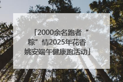 2000余名跑者“粽”情2025年花香姚安端午健康跑活动