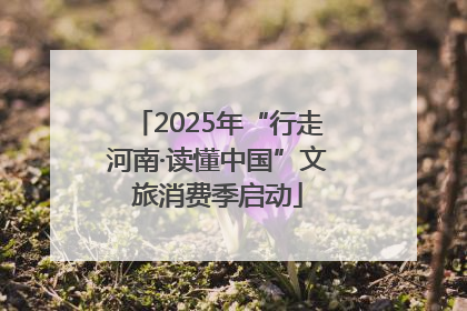 2025年“行走河南·读懂中国”文旅消费季启动