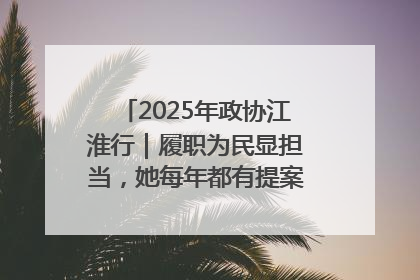 2025年政协江淮行｜履职为民显担当，她每年都有提案被评为“优秀”