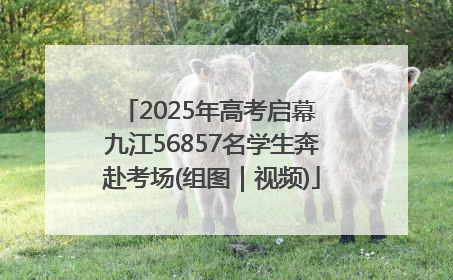2025年高考启幕 九江56857名学生奔赴考场(组图｜视频)